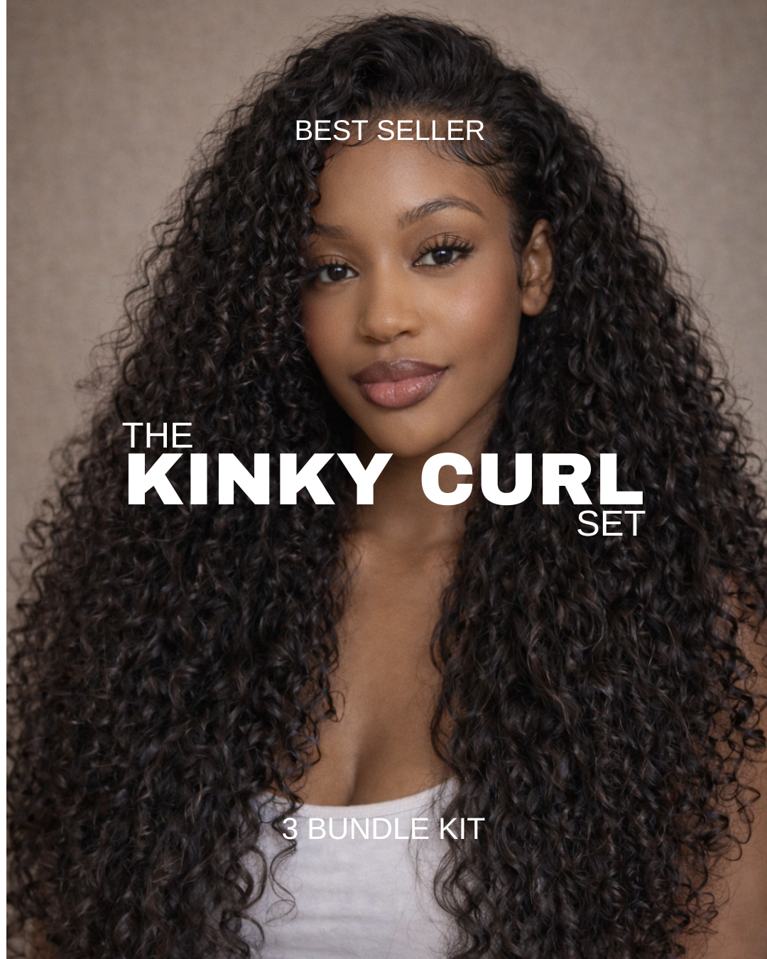 The Kinky Curl Set - 3 Bundle Kit (18-30")