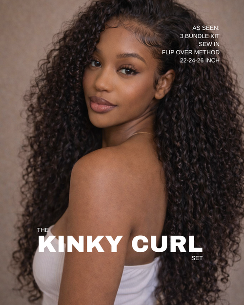 The Kinky Curl Set - 3 Bundle Kit (18-30")