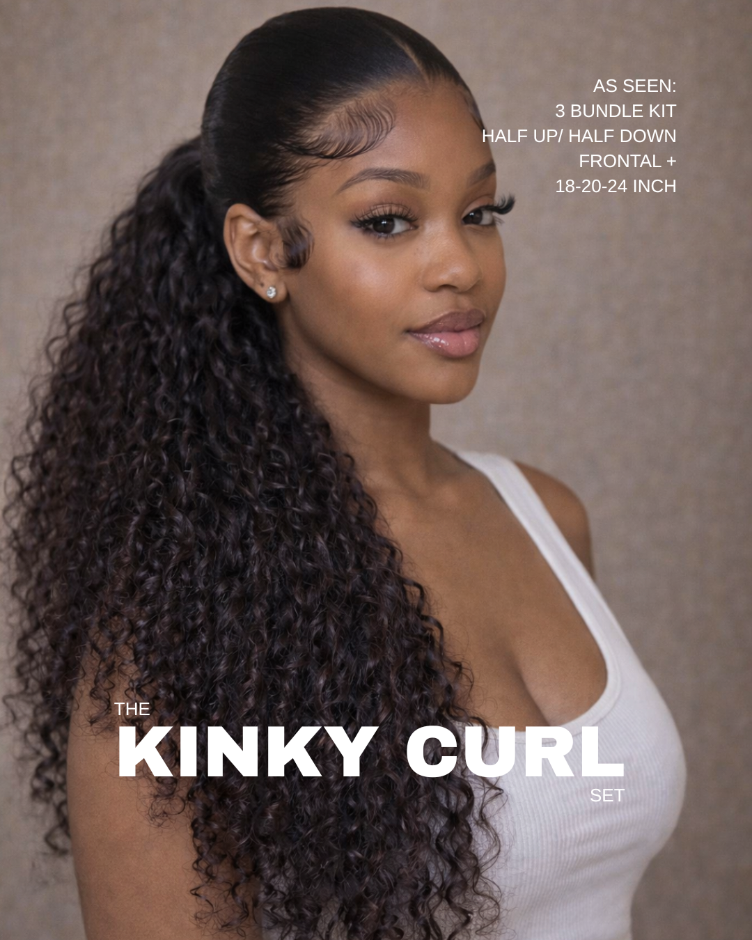 The Kinky Curl Set - 3 Bundle Kit (18-30")